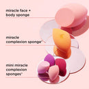 Real Techniques Mini Miracle Complexion Sponge Makeup Blender, Beauty Sponges, 4 Count Real Techniques
