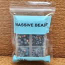 4000Pcs Mixed Size Hot Fix Round Crystals Gems Glass Stones Hotfix Flat Back Rhinestones (Vitrail Medium) MASSIVE BEADS