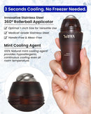 Ice Roll Serum for Face, Puffy Eyes, Under Eye Bags - Bakuchiol & Collagen for Wrinkles, Anti Aging, Ice Roller for Puffiness, Redness, Dark Circles - Korean Skin Care & Gua Sha, 1.69 Fl Oz Infinity Warehouse