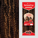 Outre X-Pression Twisted Up 4x4 Lace Front Braid Wig KINKY BOHO PASSION WATERWAVE 18" (DRAFRU) Outre Braids