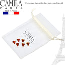 Camila Paris AD115/6 French Hair Clips for Women1/2 Inch, Set of 6 Extra Small Girls Hair Claw Clips Jaw Fashion Durable Styling Hair Accessories for Women, Strong Hold No Slip Grip, Made in France Camila