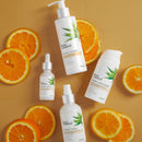 Vitamin C Skin Care Collection - Facial Cleanser, Face Toner with Witch Hazel, Vitamin C Serum plus Hyaluronic Acid & Facial Moisturizer with Jojoba Oil Anti aging, Clear Skin, Brightening Routine InstaNatural