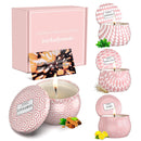 MelodySusie Portable UV LED Nail Lamp & MelodySusie Aromatherapy Scented Candles for Home -Natural Soy Wax 4.4 Oz Portable Travel Tin Candle MelodySusie