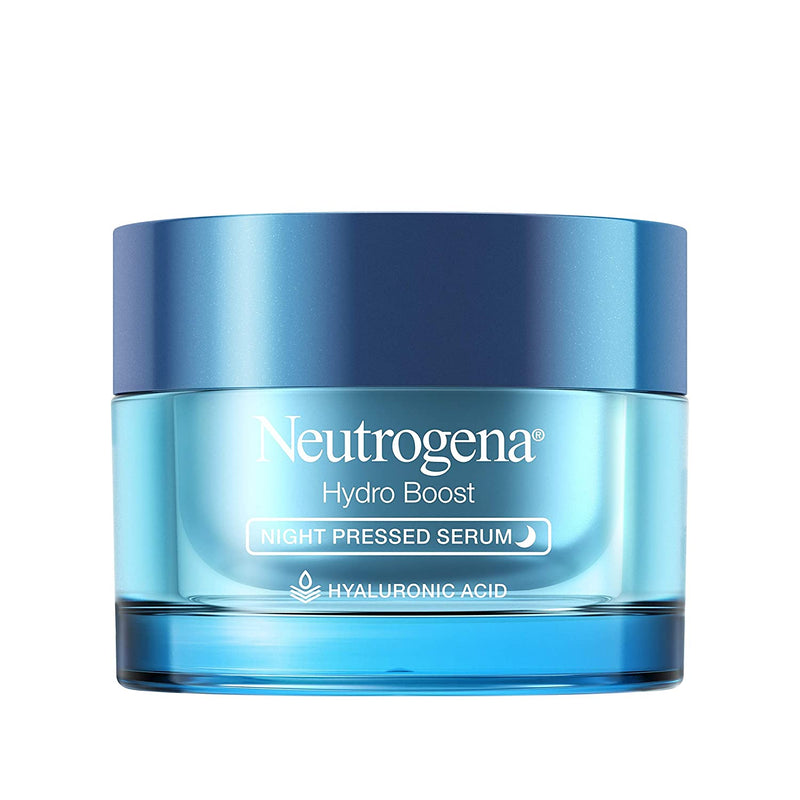 Neutrogena Hydro Boost Purified Hyaluronic Acid Pressed Night Serum, Facial Serum with Antioxidants & Hyaluronic Acid for Dry Skin, Oil-Free & Non-Comedogenic, 1.7 oz Neutrogena