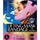 Reusable Face Slimming Strap Double Chin Reducer V Line Mask Chin Up Patch Chin V Up Contour Tightening Firming Face Lift Tape Neck Bandage V-Line Lifting Patches V Shaped Belt (Lifting Mask Bandage) SWISSÖKOLAB Store