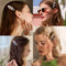 Magicsky 10PCS No Bend Hair Clips for Styling, Acrylic Resin Flat Clip, No Crease Curl Small Pin, Bang Seamless Hair Barrette Tool for Makeup-Hairstyle Accessories for Women Girls, Leopard White Black Magicsky