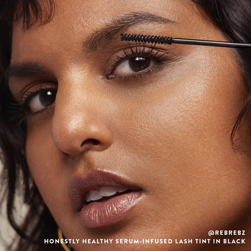 Honest Beauty Honestly Healthy Lash Tint, Black with Castor Oil |Serum-Infused Lash Tint | EWG Certified + Ophthalmologist Tested + Cruelty Free | 0.27 fl.oz. Honest Beauty