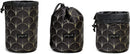 Jadyn B Cinch Top Compact Travel Makeup Bag and Cosmetic Organizer for Women (Deco Frond) Jadyn B