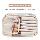 Travel Makeup Bag Large Cosmetic Bag Make up Case Organizer for Women and Girls (Large, Elephant) Narwey