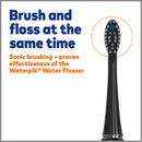 Waterpik Sonic-Fusion 2.0 Professional Flossing Toothbrush, Electric Toothbrush and Water Flosser Combo In One, Black Waterpik