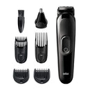 Braun Hair Clippers for Men MGK3220, 6-in-1 Beard Trimmer, Ear and Nose Trimmer, Mens Grooming Kit, Cordless & Rechargeable Braun