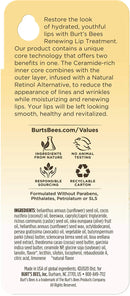 Burt's Bees Renewing Lip Treatment With Ceramides and An All Naturalretinol Alternative To Reduce Fine Lines, White, 0.16 Oz Burt's Bees