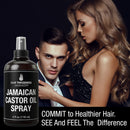 Organic Jamaican Black Castor Oil Spray For Hair Growth. Pure + Unrefined Extra Dark Tropical Oils For Thickening Hair, Eyelashes, Eyebrows. Avoid Hair Loss, Thinning Hair for Men + Women Cold Pressed Hair Thickness Maximizer