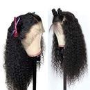Water Wave Lace Front Wigs Human Hair pre plucked 16 inch Human Hair Transparen Lace Front Wigs for Women Water Wave Lace Front Wig 150% Density Beauty Lumina
