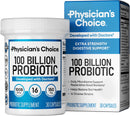 Physician's CHOICE 100 Billion Advanced Probiotic - 16 Strains + Organic Prebiotics - Digestive & Gut Health - Supports Occasional Constipation, Diarrhea, Gas & Bloating - Probiotics for Women & Men Infinity Warehouse