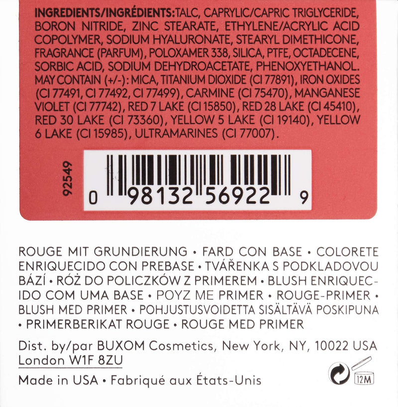 Buxom Wanderlust Primer Infused Blush, Dolly Buxom