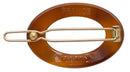France Luxe New Cutout Oval Tige Boule Barrette - Tortoise France Luxe