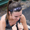 Sweaty Bands Womens Girls Headband - Non-Slip Velvet-Lined Workout Hairband - Booty Camp Camo Black Gray 1-Inch Sweaty Bands