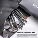 BS-MALL Makeup Brush Set 16pcs Makeup Brushes Premium Synthetic Bristles Powder Foundation Blush Contour Concealers Lip Eyeshadow Brushes Kit BS-MALL