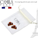 Camila Paris CP2628/2 French Hair Clips for Women, Set of 2 Small 1 inch Girls Hair Claw Clips Jaw Fashion Durable and Styling Hair Accessories for Women, Made in France with Cellulose Camila