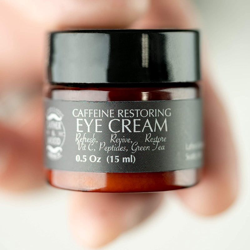 Caffeine Restoring Eye Cream For Men Lather & Wood Shaving Co