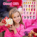 96 Pcs Kids False Nails Press on Nails for Kids Full Cover Short False Nails Children Nails Lovely Gift for Kids(Animal Theme) JANYUN