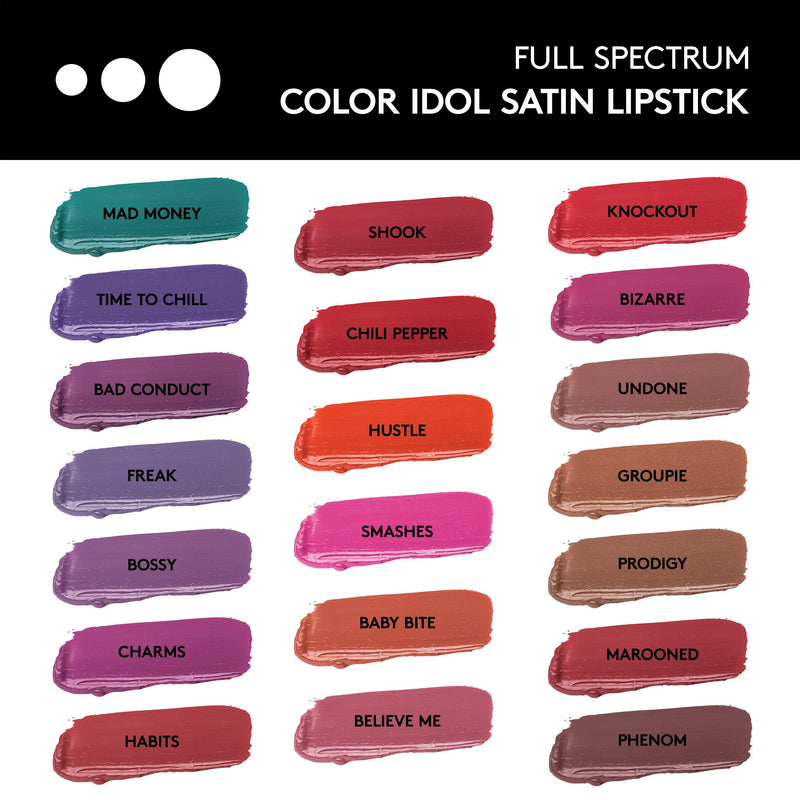 COVERGIRL Color Idol, Satin Lipstick, Shook, 0.12 Ounce COVERGIRL