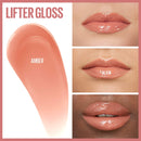 Maybelline Lifter Gloss Lip Gloss Makeup With Hyaluronic Acid, Hydrating, High Shine, Hydrated Lips, Fuller-looking Lips, Amber, 0.18 Fl Oz Maybelline New York