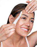 Finishing Touch Flawless Dermaplane Glo Lighted Facial Exfoliator - Non-Vibrating and Includes 6 Replacement Heads, White/Rose Gold FINISHING TOUCH FLAWLESS