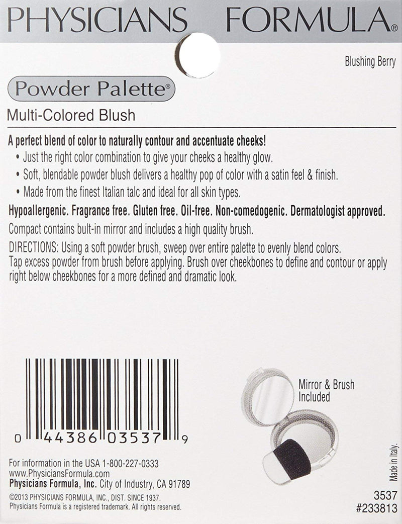 Physicians Formula Powder Palette Multi-Colored Blush Blushing Berry Physicians Formula