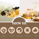 Organic Neem Oil For Skin - Neem Oil for Hair, 100% Pure Neem Oil Cold Pressed Moisturizer Neem Oil for Essential Oil Mixing Neem Oil Organic Massage Oil 4 oz Premium Nature Store