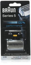 Braun Series 5 Combi 51S Foil and Cutter Replacement Pack (Formerly 8000 360 Complete or Activator), 0.32 Ounce Braun