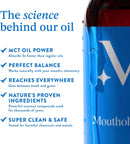 Mouthology Coconut Oil Pulling for Teeth and Gums 8oz (Made in USA), Whitening Pulling Oil Coconut Mint Mouthwash for Fresh Breath Ayurvedic Oil Pulling Mouth Gum Health Oral Care Scraper Oral Care Infinity Warehouse