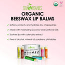 Sky Organics Organic Beeswax Lip Balms for Lips, USDA Certified Organic, Six Assorted Flavors to Moisturize, Soothe & Soften, 6pk. Sky Organics