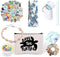 VSCO Girl Stuff - Flask Stickers, Reusable Straw & Teen Accessories Kit in a Cosmetic Bag Baby Mushroom