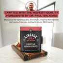 Lineage Provisions Micronized Creatine Monohydrate with Sea Salt - Micronized Creatine Powder for Training & Performance – No Artificial Ingredients – 90 Servings Infinity Warehouse
