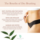 Dry Brushing Body Brush - Round Exfoliating Brush, Body Brush, Dry Brush for Cellulite and Improved Lymphatic Drainage Massager & Body Scrubber Brush for Skin & Body Exfoliator, Skin Brush… Beauty by Earth