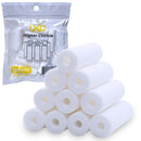 IXO Aligner Seater Chewies for Invisalign Aligners, Unscented, Bulk Pack in Resealable Bag (10 PCs) (White) IXO