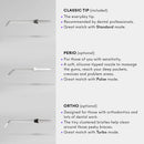 Water Flosser for Teeth, Gums & Braces Care, by BURST, Water Resistant, Cordless & Travel Ready, Deep Clean, Fresh Breath & Healthier Smile, Refillable 110mL, 3 Modes, Rose Gold [Packaging May Vary] Burst