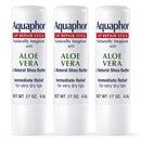 Aquaphor Naturally Inspired Lip Repair Stick with Aloe Vera and Natural Shea Butter, Hydrating Lip Balm Stick Immediately Relieves Dryness and Soothes Chapped Lips, 0.17 Oz Stick, Pack of 3 Infinity Warehouse