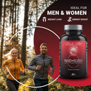 NAD Burn NAD Supplement Nicotinamide Adenine Wellness Formula, Help Restore NAD Levels, Support Metabolism Cellular Energy, NAD Supplement for Men & Women Non-GMO Gluten-Free 60 Capsules Infinity Warehouse