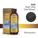 Clairol Professional Permanent Liquicolor for Dark Hair Color, 2aa Dark Ultra Cool Brown, 2 oz. Clairol Professional