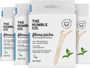 The Humble Co. Natural Dental Floss Picks (200 Count) - Vegan, Eco Friendly, Sustainable Dental Flossers with Grip Handle, Zero Waste Plaque Remover for Oral Care with a Fresh Feel (Mint) The Humble Co.