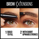Maybelline Brow Extensions Eyebrow fiber Pomade Crayon, Fiber Stickeyebrow Makeup, Eye Makeup, Soft Matte Finish, for Thicker, Natural-looking Eyebrows, Soft Brown, 0.014 Ounce Maybelline New York