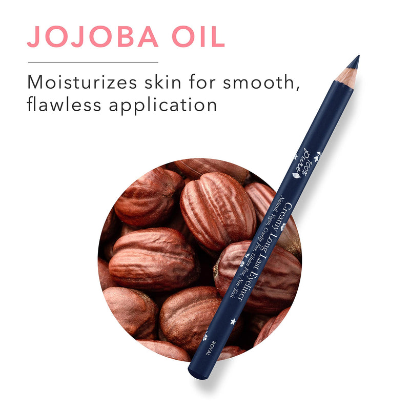 100% PURE Long Last Eyeliner, Royal, Creamy Eyeliner Pencil, Colored Eyeliner, Long-Lasting, Easy to Apply Eye Makeup, Vegan Makeup (Blue) - 0.14 oz 100% PURE