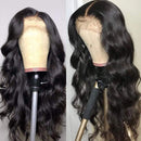 UNice Hair Body Wave Lace Front Human Hair Wigs, Unprocessed Brazilian Virgin Human Hair 13X4 Lace Frontal Wig Pre Plucked with Baby Hair 150% Density (26 inch) UNICE Store