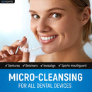 Retainer Cleaner - Denture Cleaning Tablets - Formulated in USA - Clean Mouth Guard, Aligner, Night Guard in 3 Minutes - 120 Tabs Big Pack - 4 Month Supply - Dental Cleanser for Teeth Appliances Zengate
