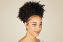 Snappee Snap Hair Ties for Thick, Natural, Curly Hair | No Slip, No Tension Pro Hair Tie | Strong Ponytail Holder (Brown) SWIRLYCURLY