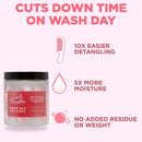 Carol's Daughter Detangling Jelly-to-Cream Conditioner With Glycerin and Rose Water, Moisturizing Conditioner for Curly Hair Paraben Free for Moisture, Hydration, and Shine, Curl Conditioner 20 Oz Soft-Sheen Carson