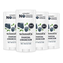 Schmidt's Aluminum-Free Vegan Deodorant Charcoal & Magnesium with 24 Hour Odor Protection, 4 Count for Women and Men, Natural Ingredients, Cruelty-Free, 2.65 oz Infinity Warehouse